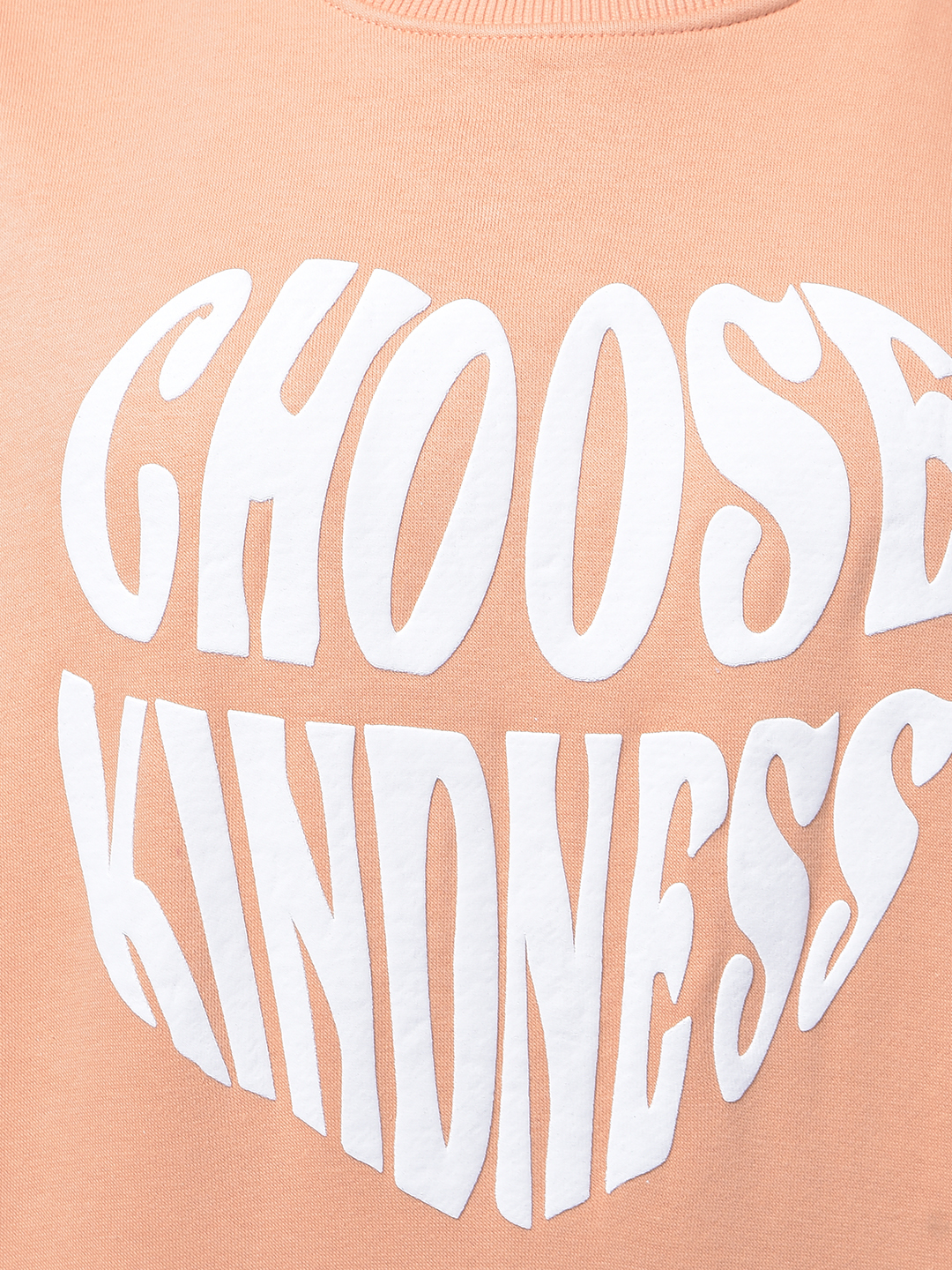 Numero Uno Women Peach Graphic Sweatshirt